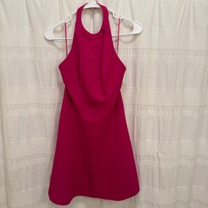 NWOT Keepsake the Label Backless Mini Dress Pink Women’s XS Halter Neck